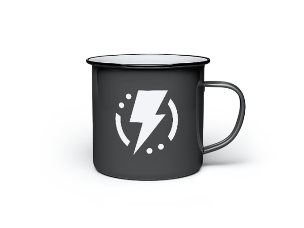 Black Coffee Mug