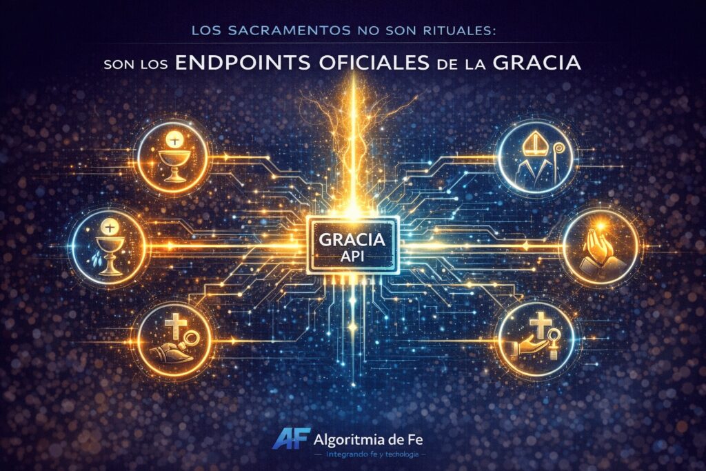 Los sacramentos no son rituales: son los endpoints oficiales de la gracia