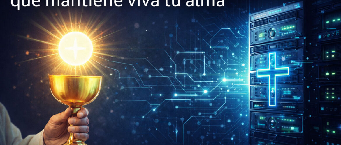 La Eucaristía: El “Servidor Central” que mantiene viva tu alma