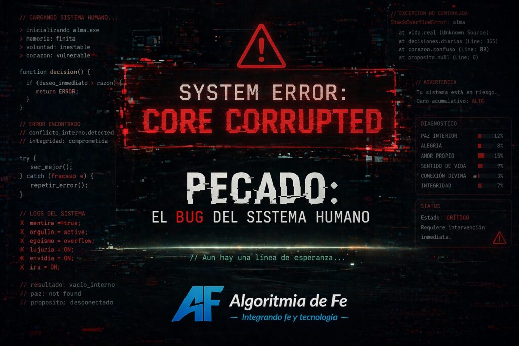 PECADO: El bug del sistema humano