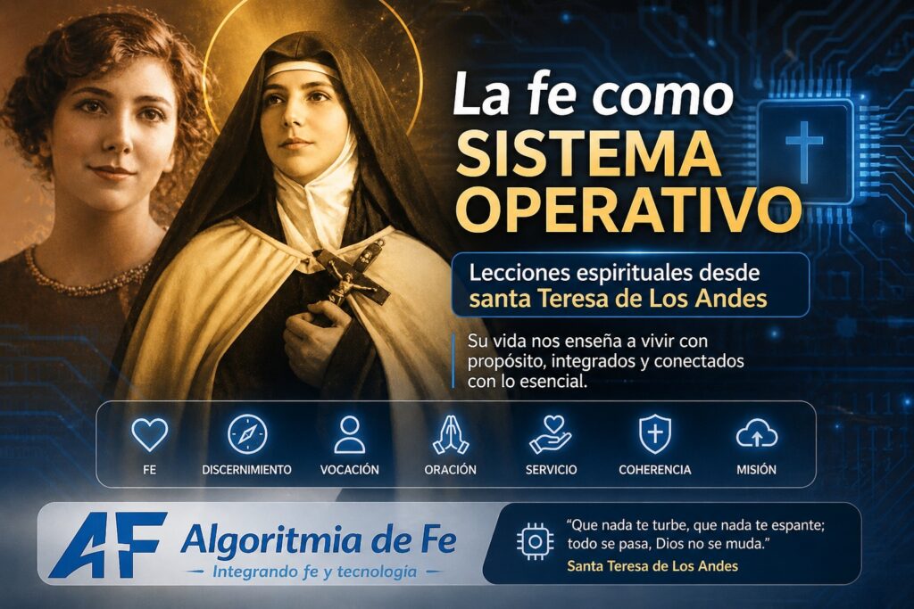 La fe como sistema operativo en la vida digital según santa Teresa de Los Andes