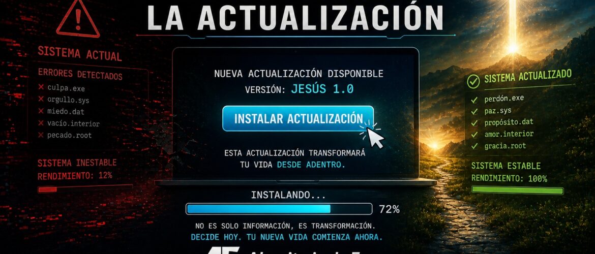 Fe y conversión como decisión para transformar la vida