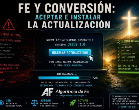 Fe y conversión como decisión para transformar la vida