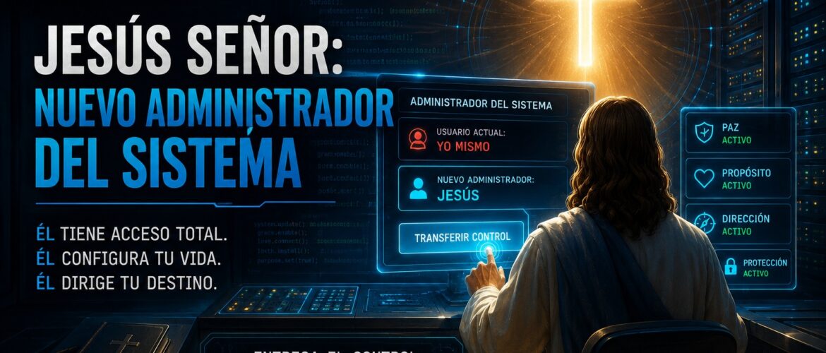 Jesús Señor como administrador de la vida