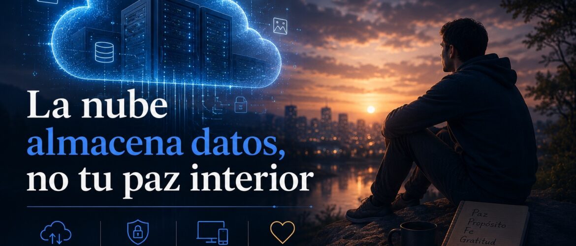 La nube almacena datos, no tu paz interior