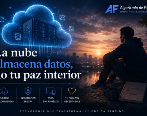 La nube almacena datos, no tu paz interior