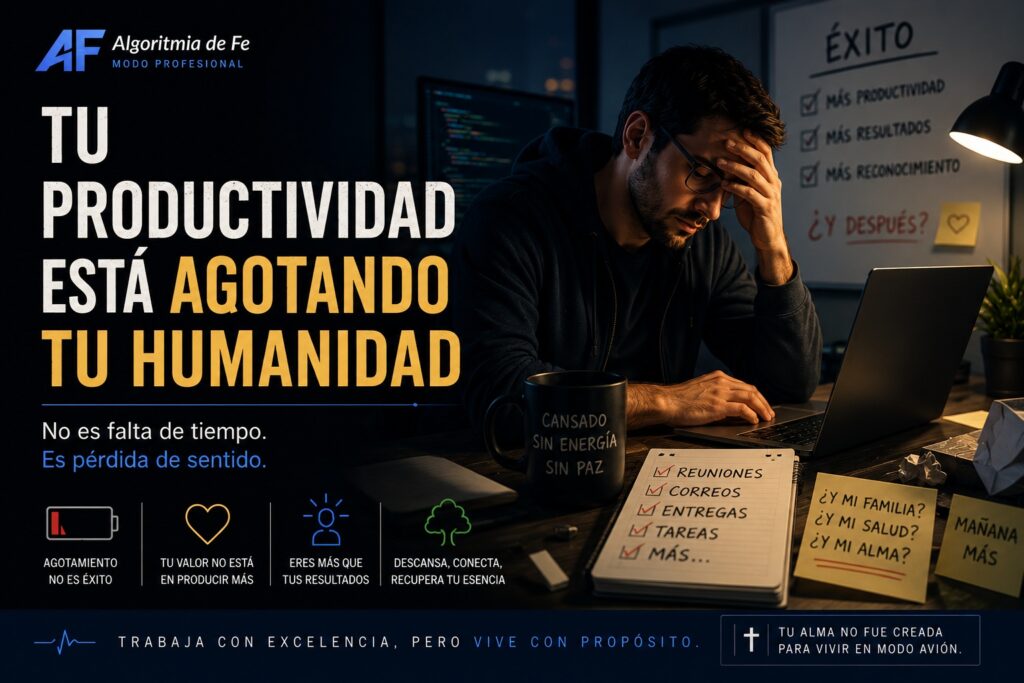 Tu productividad está agotando tu humanidad